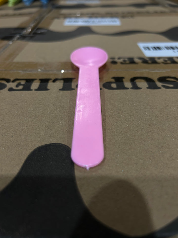 Light Pink Heavy Duty Ice Cream Spoons (Cosmetic Blemishes) - 1000/Case