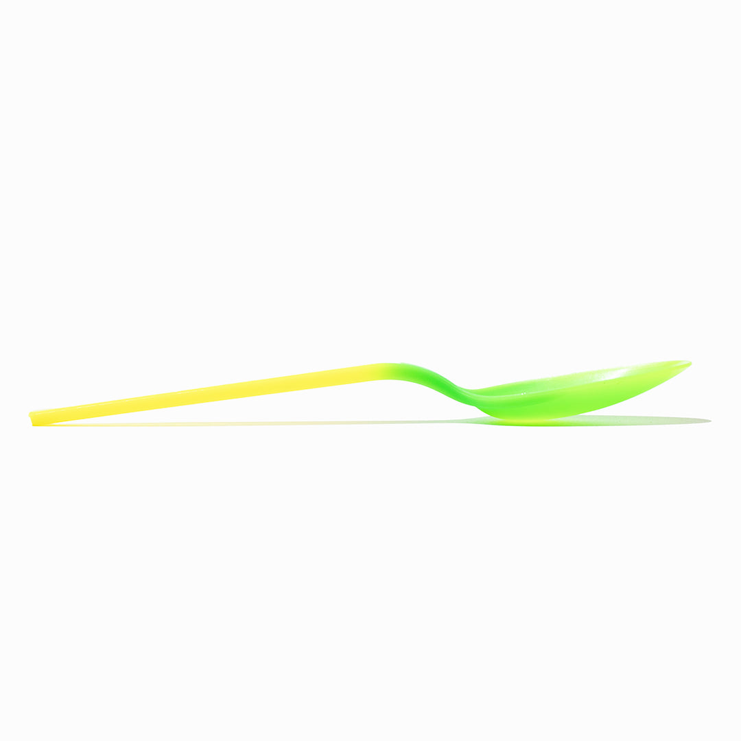 UNIQIFY® Crazy Color Changing Spoons - Yellow to Green - 1000/Case