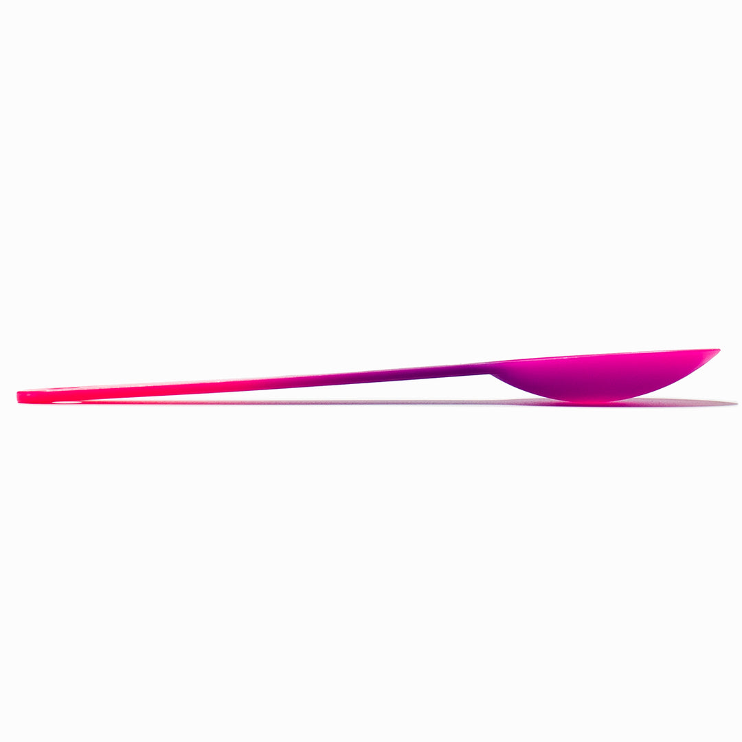 UNIQIFY XL Crazy Color Changing Spoons - Pink to Purple - Frozen Dessert Supplies