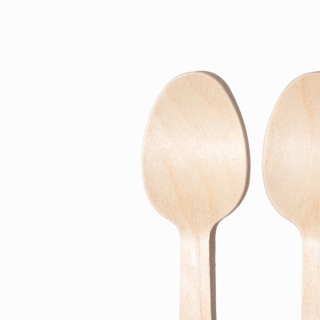 UNIQIFY® Wooden Heavy Weight Spoons - 1000/Case