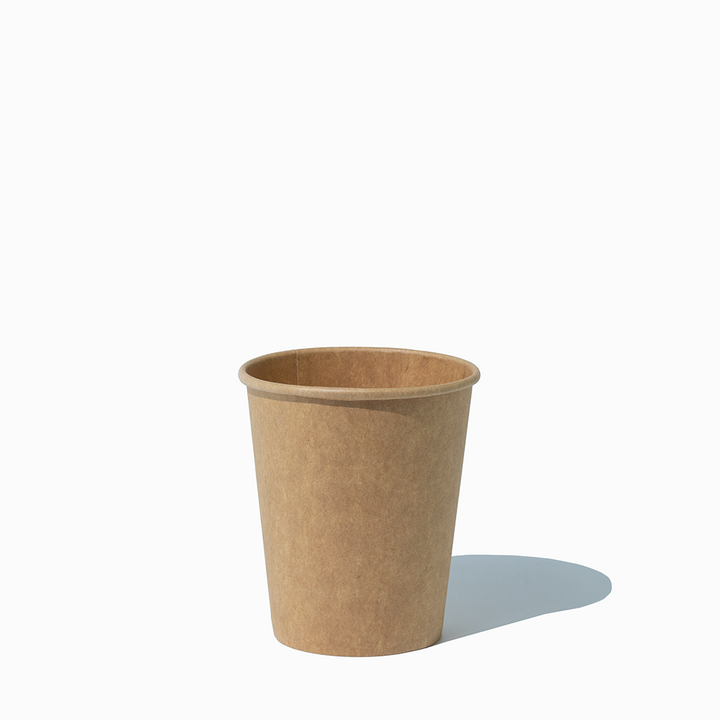 8 oz Kraft Single Wall Paper Cups - 1000/Case