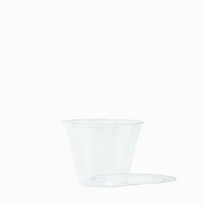 Frozen Dessert Supplies - UNIQ 9 oz Clear Plastic Disposable PET Cups - 1000/Case - Product