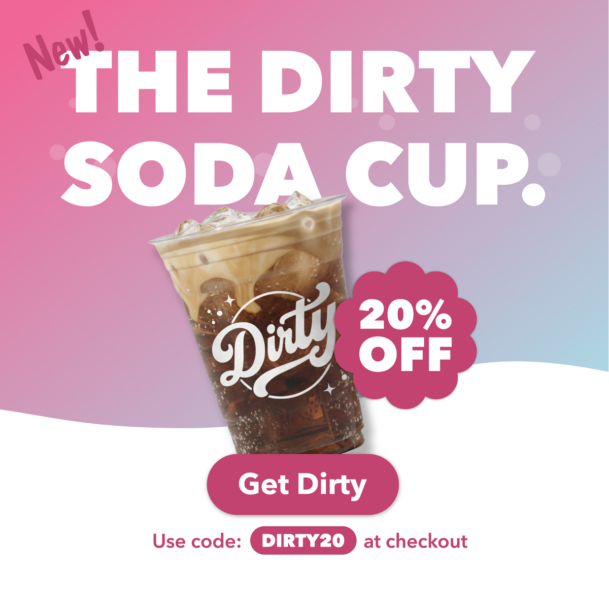 Dirty Soda Clear Plastic Cups