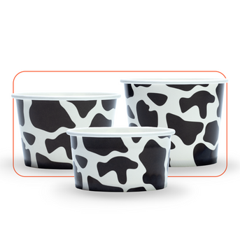 Cowabunga Cow Print Cups