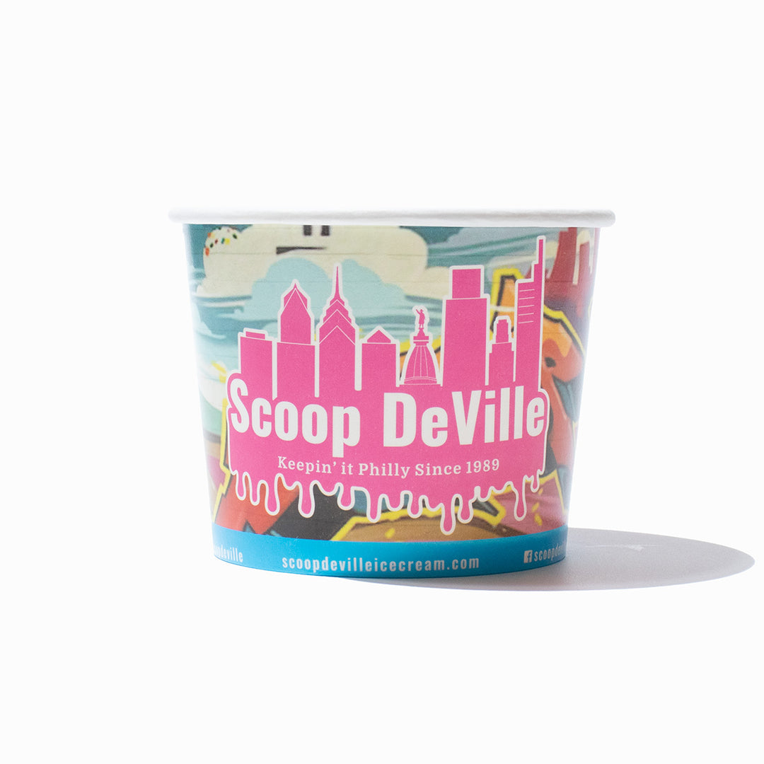 UNIQIFY 12oz Custom Printed Ice Cream Cups - Frozen Dessert Supplies