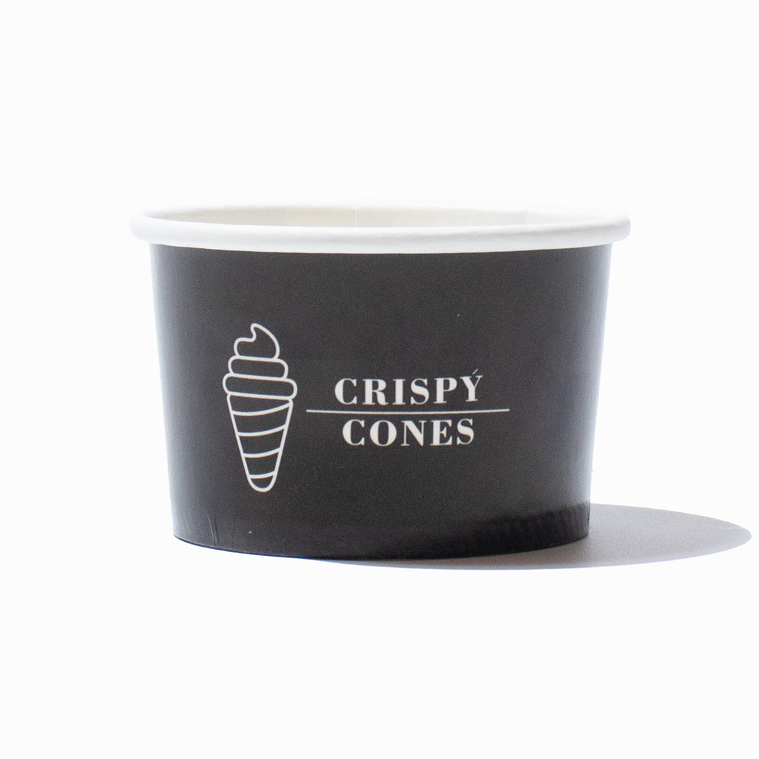 UNIQIFY 4oz Custom Printed Ice Cream Cups - Frozen Dessert Supplies