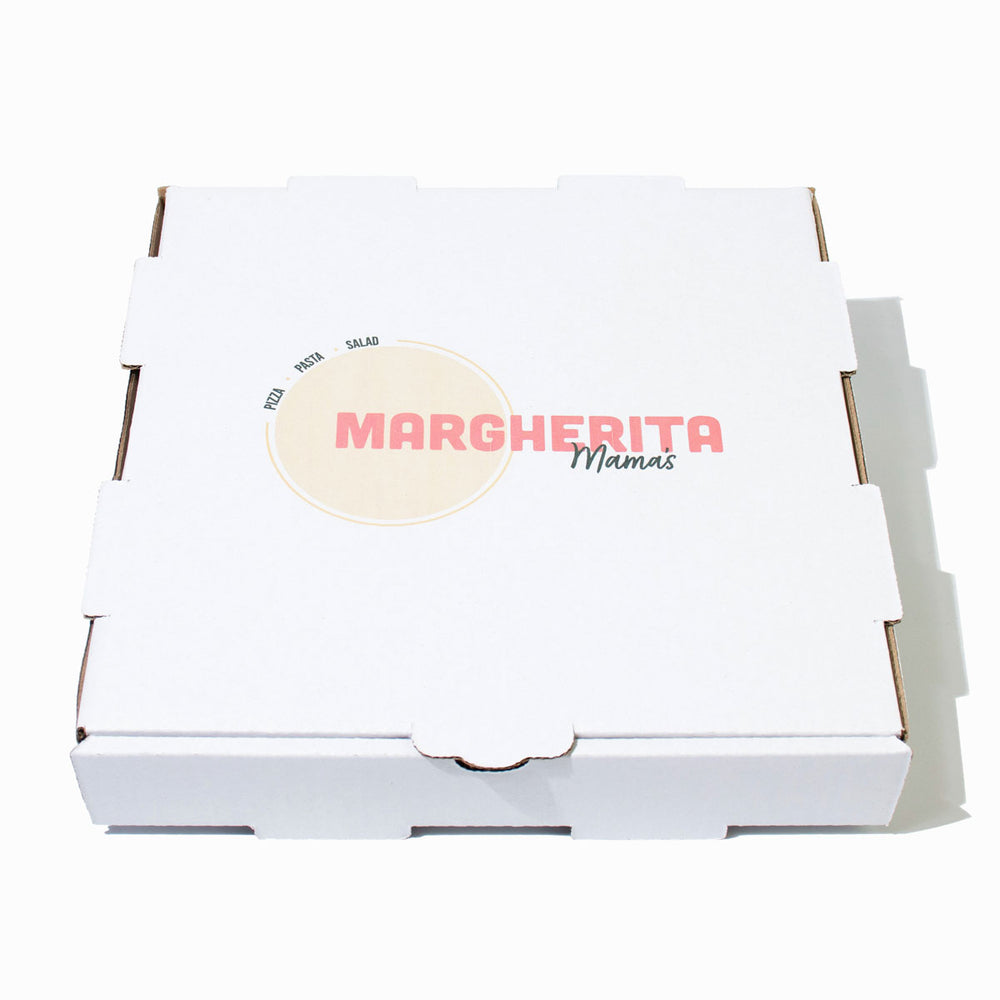 10" x 10" x 2" White Custom Pizza Box - PROCPB1414W