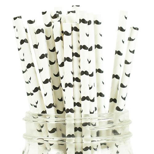 UNIQIFY® Mustache Paper Straws