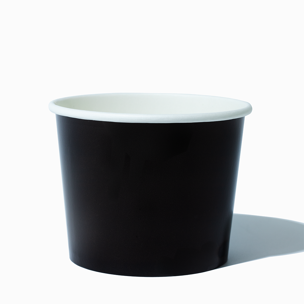 12 oz black ice cream cups product