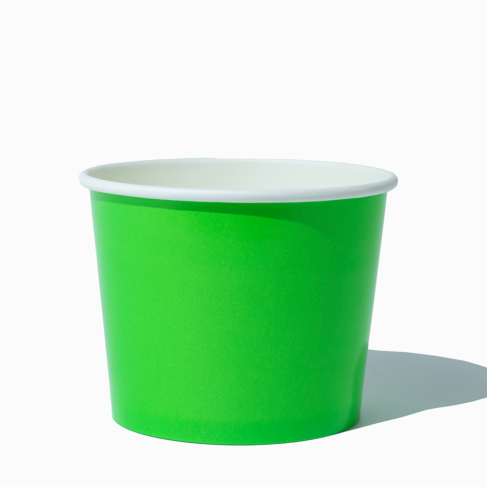 12 oz green ice cream cups product