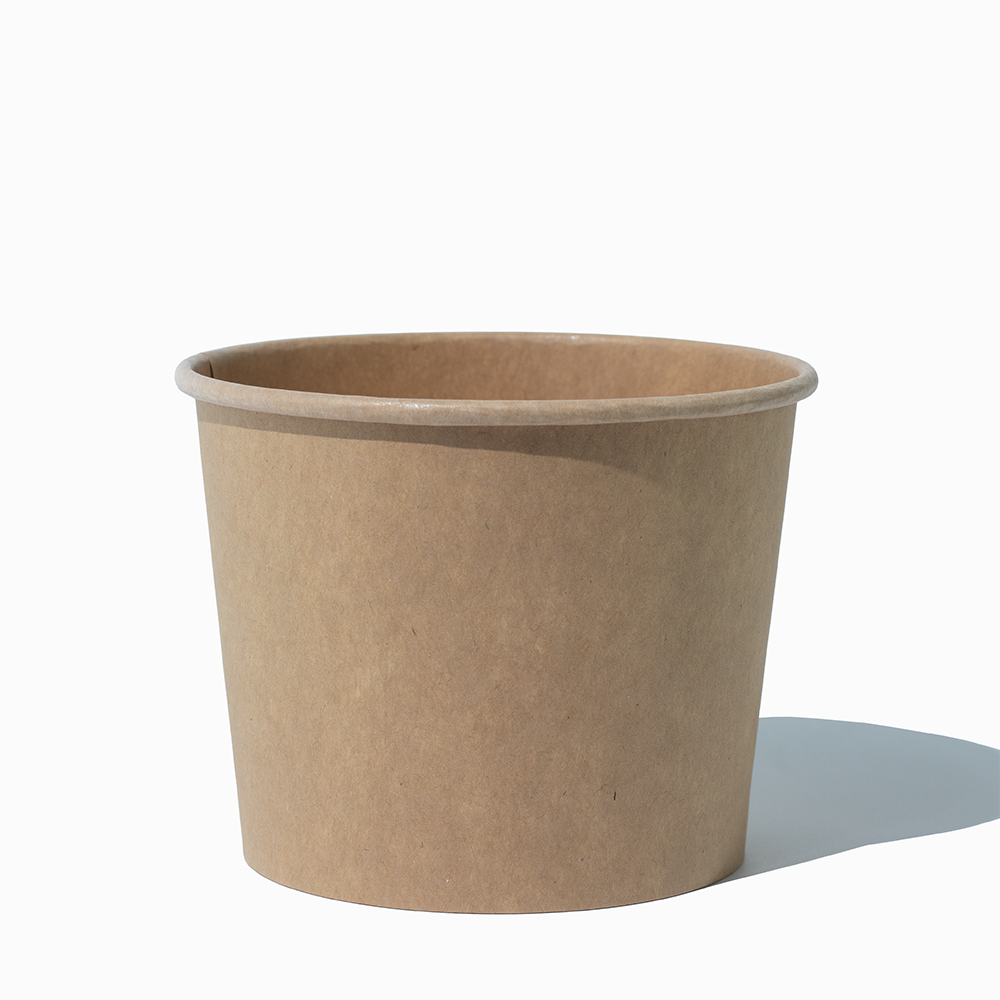 12 oz kraft compostable ice cream cups product