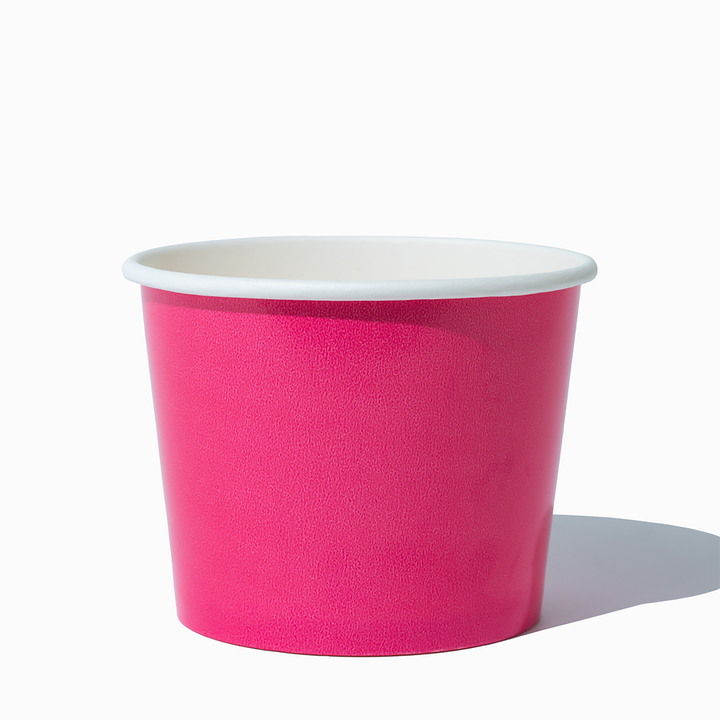 12 oz pink ice cream cups product