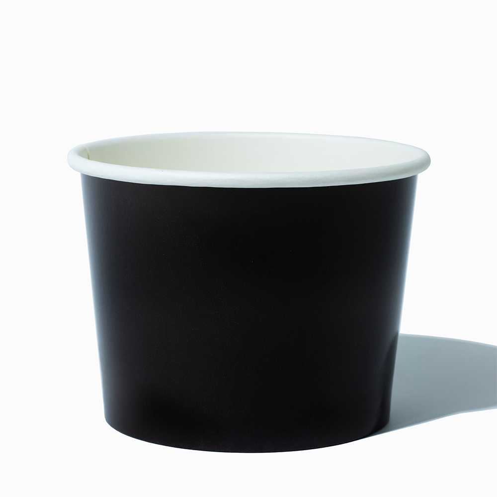 16 oz black ice cream cups product