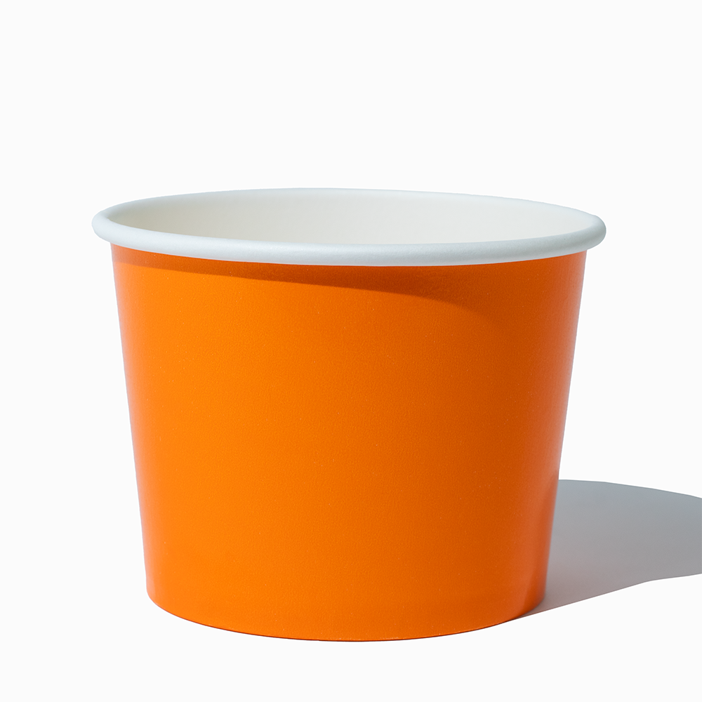 16 oz orange ice cream cups product