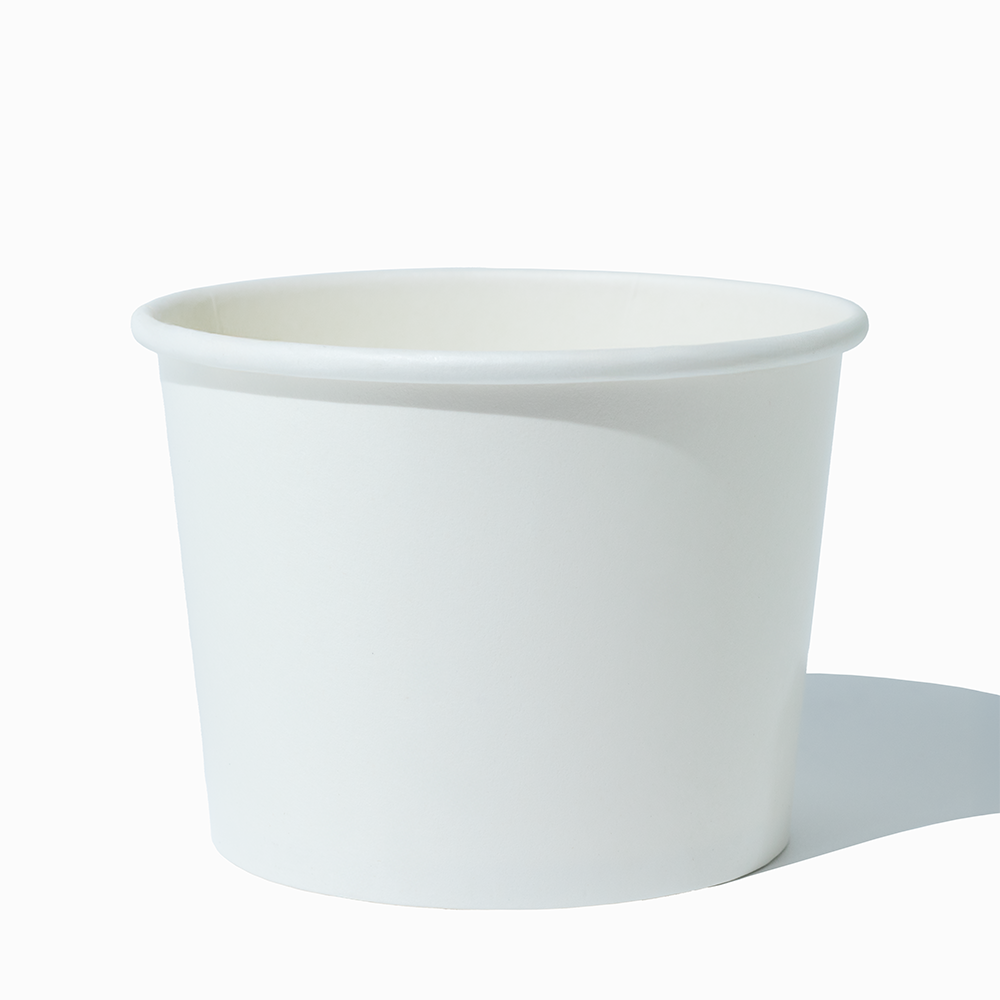 16 oz white ice cream cups product