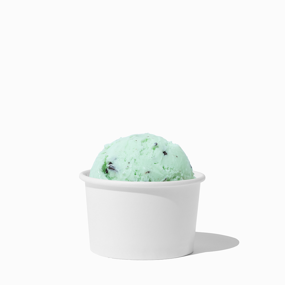 3 oz White Ice Cream Paper Cups - Frozen Dessert Supplies