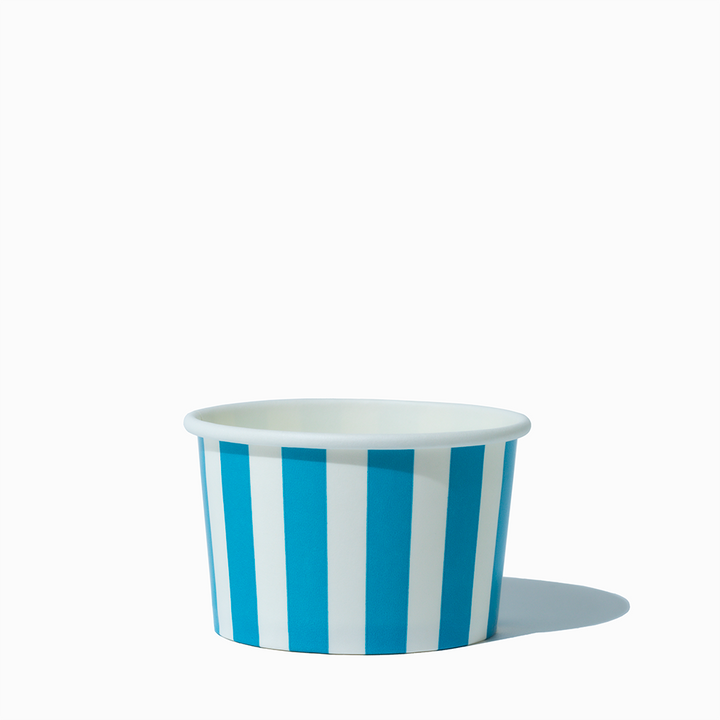 4 oz blue striped madness ice cream cups product