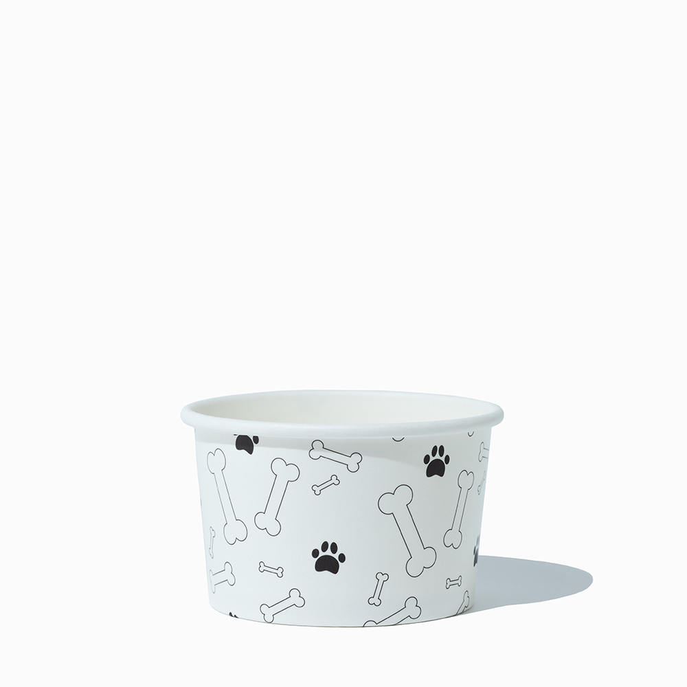 4 oz bone print pup cups product