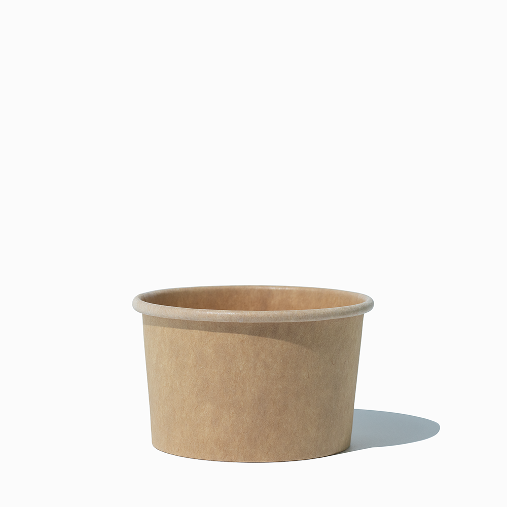 4 oz kraft compostable ice cream cups product