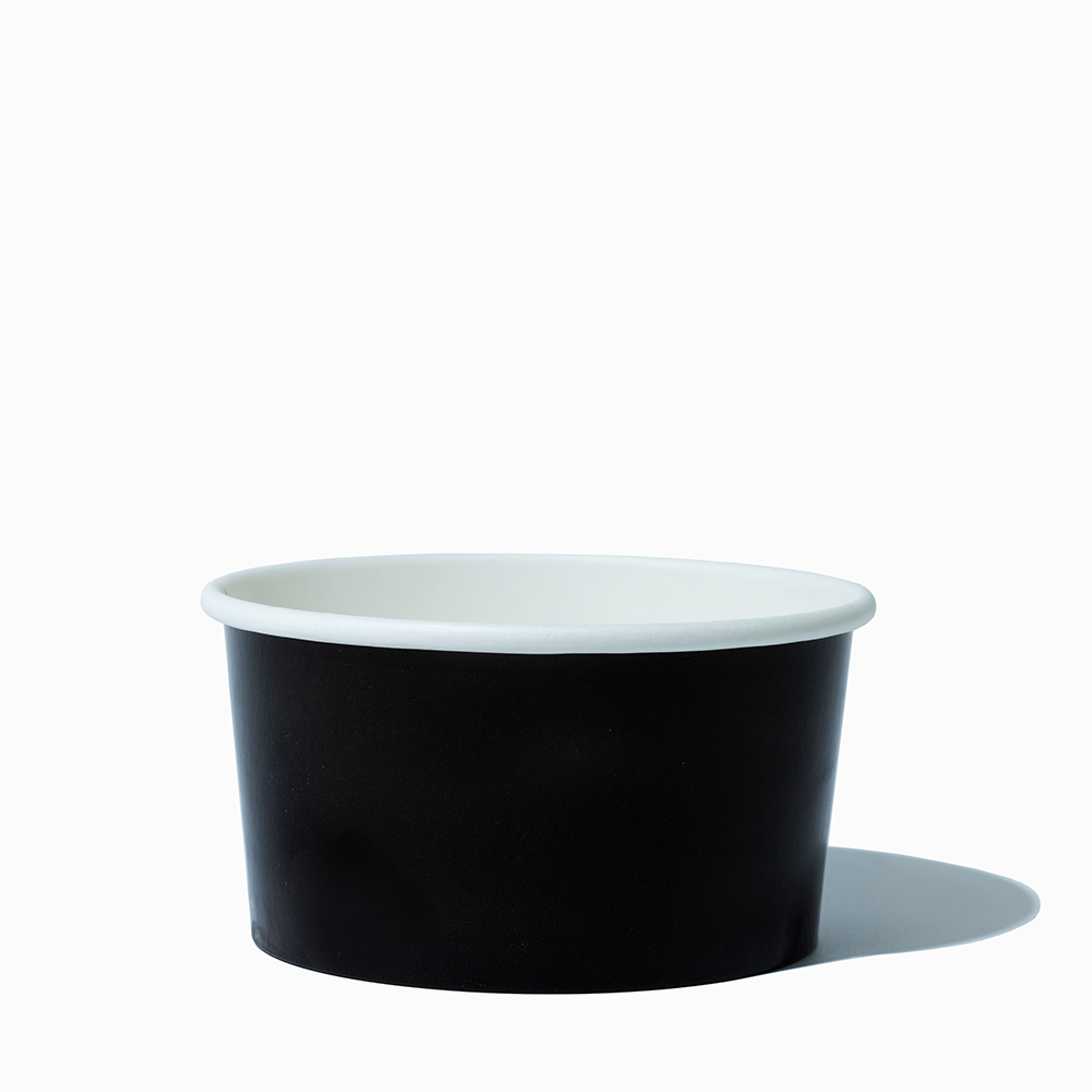 6 oz black ice cream cups product