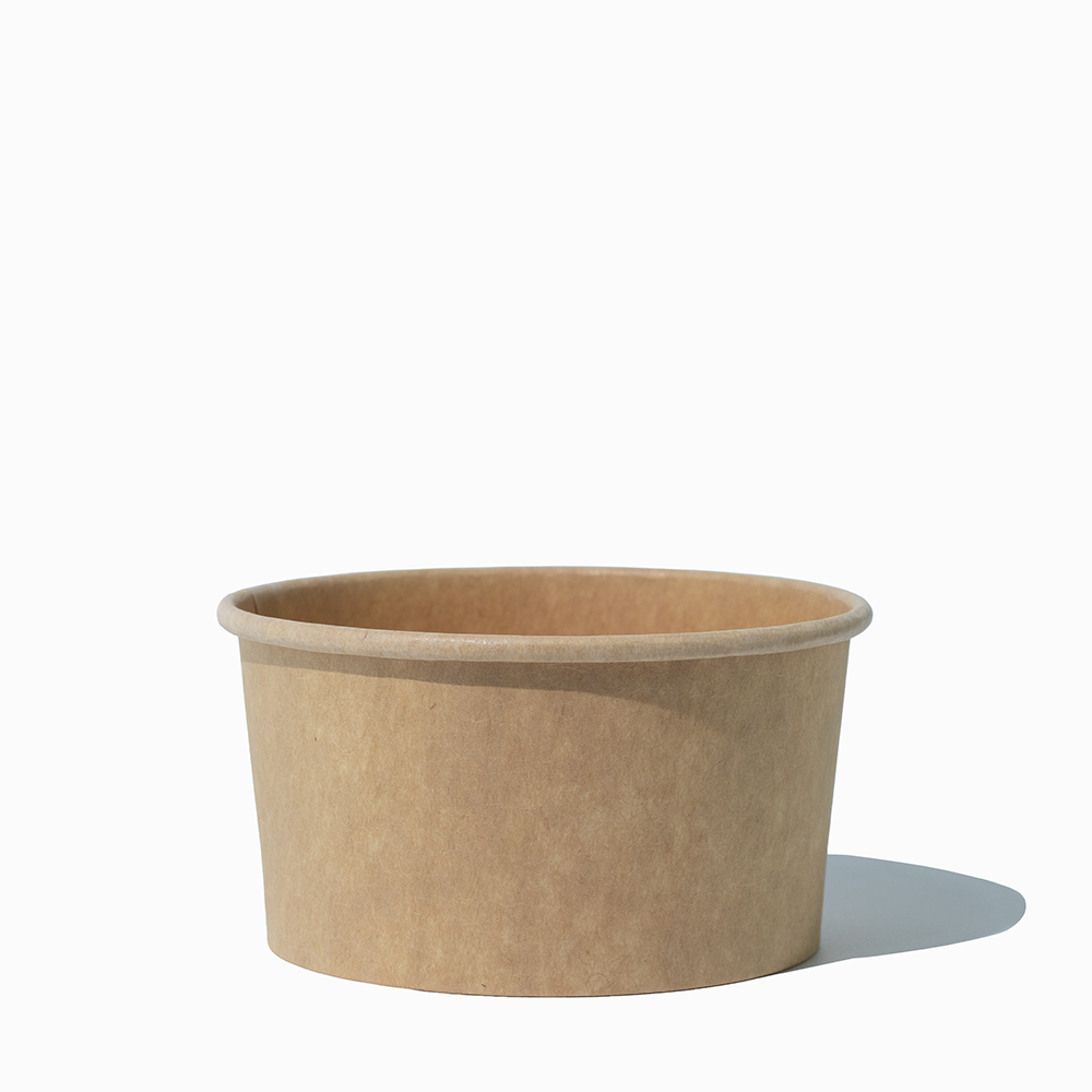 6 oz kraft compostable ice cream cups product