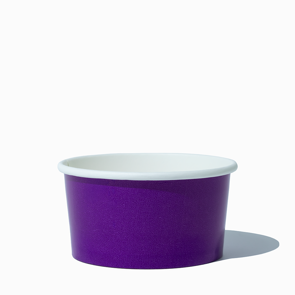 6 oz purple ice cream cups product