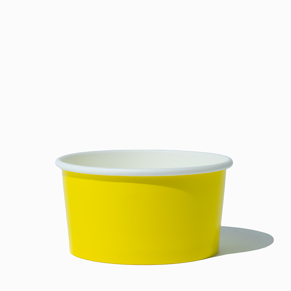 6 oz yellow ice cream cups product