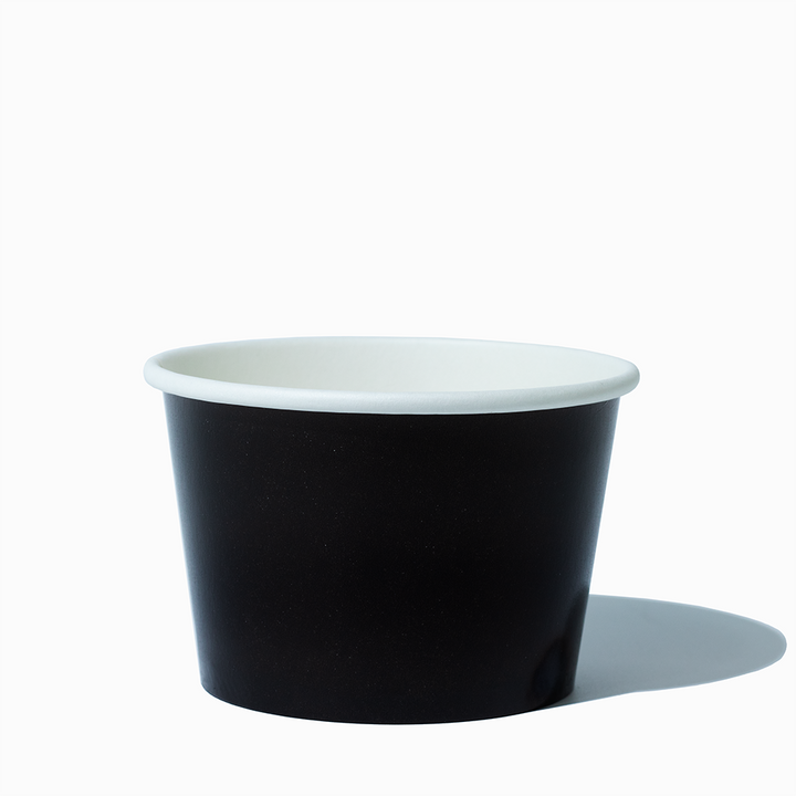 8 oz black ice cream cups product