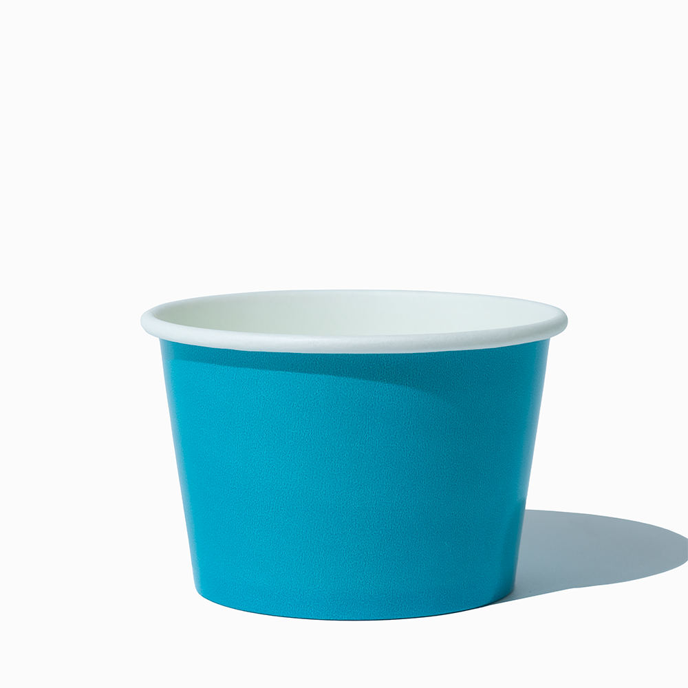 8 oz blue ice cream cups product