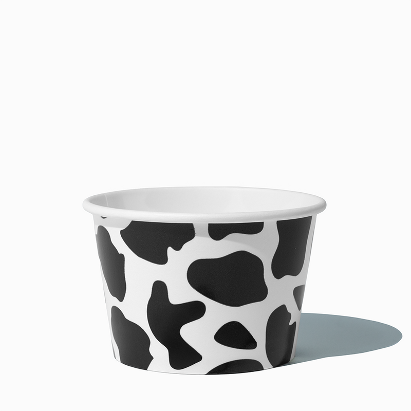 Cow Print Ice Cream Cups