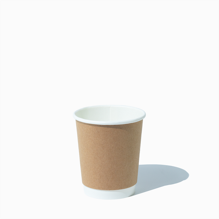 8 oz kraft double wall hot cup lifestyle