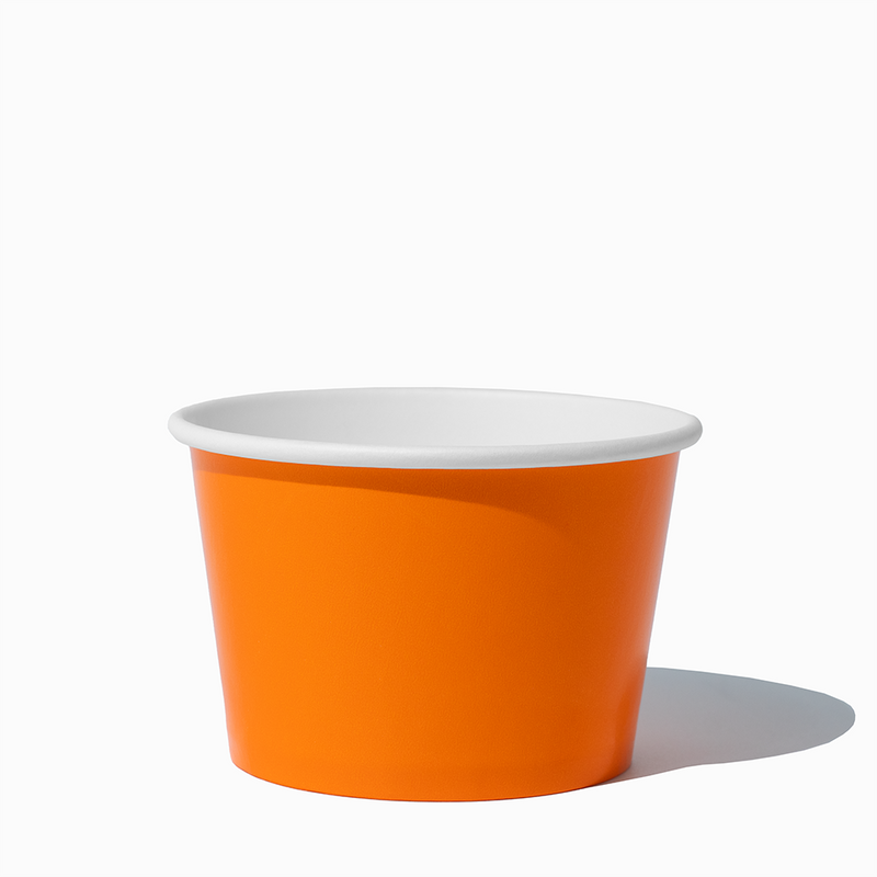 Solid Color Ice Cream Cups