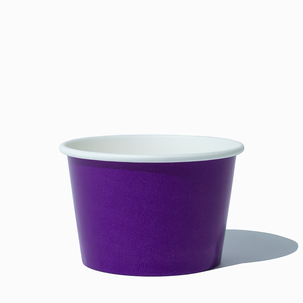 8 oz purple ice cream cups product