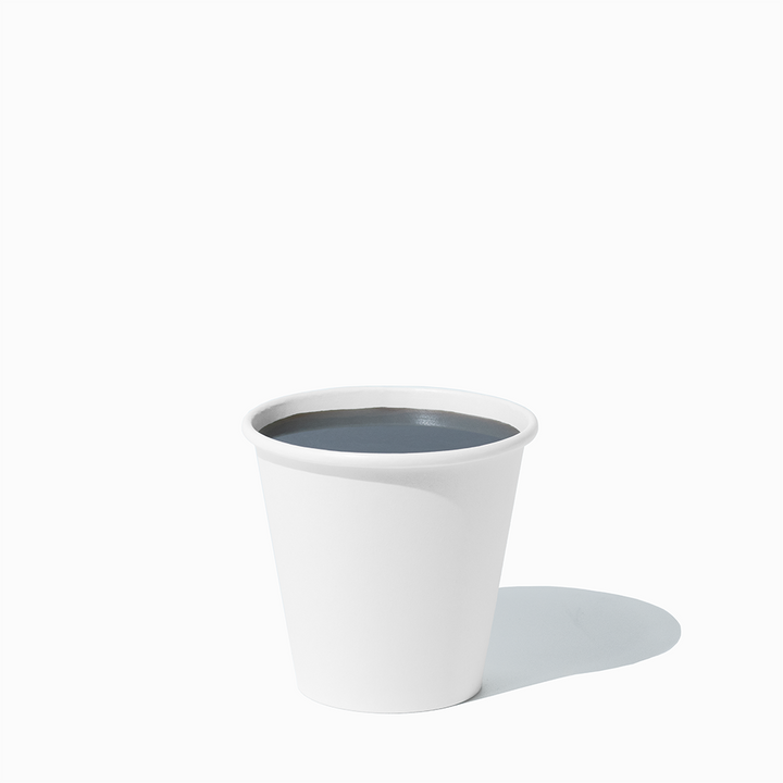 8 oz white single wall paper hot cups empty