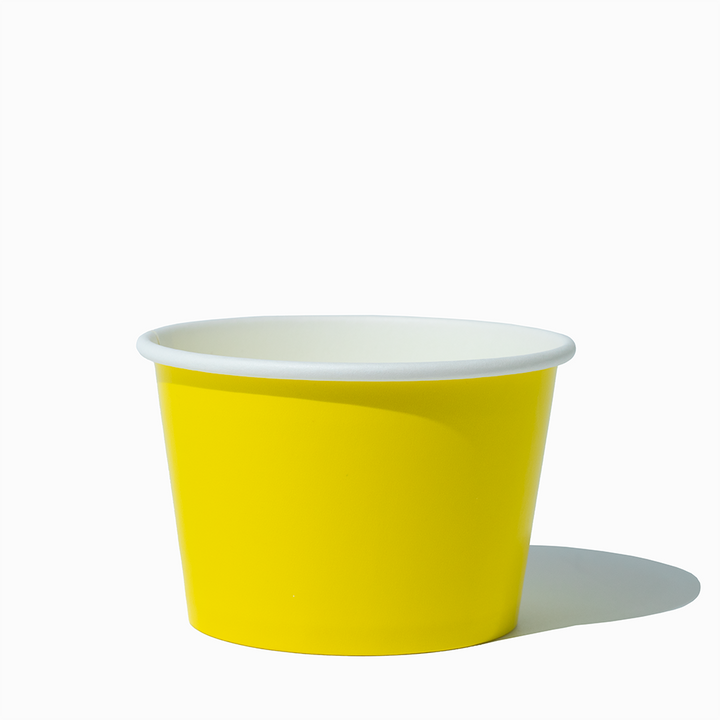 8 oz yellow ice cream cups product