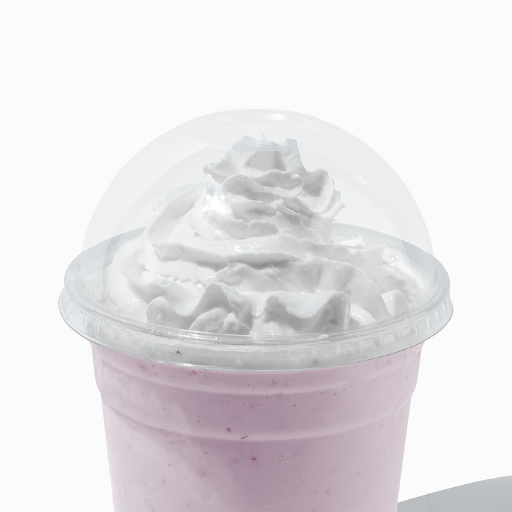 UNIQ Clear Dome Lids without Hole for 98mm - 12, 16, 20, and 24 oz Plastic Drink Cups - 1000/Case