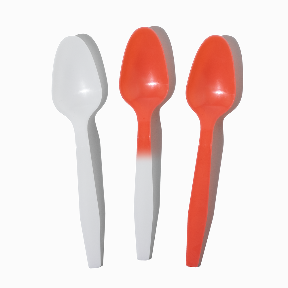 Colorful Crazy Color Changing Spoons -White to Orange Frozen