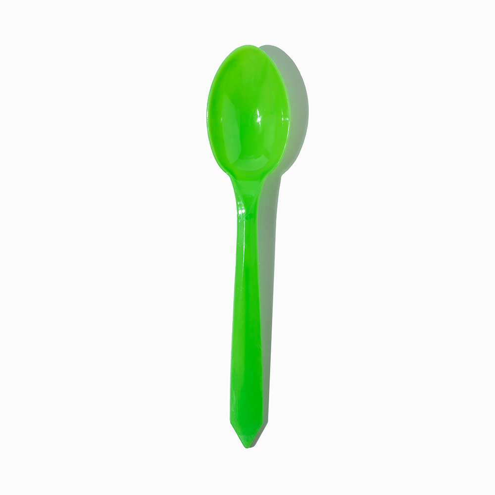 UNIQ Green Dessert Ice Cream Spoons - Frozen Dessert Supplies