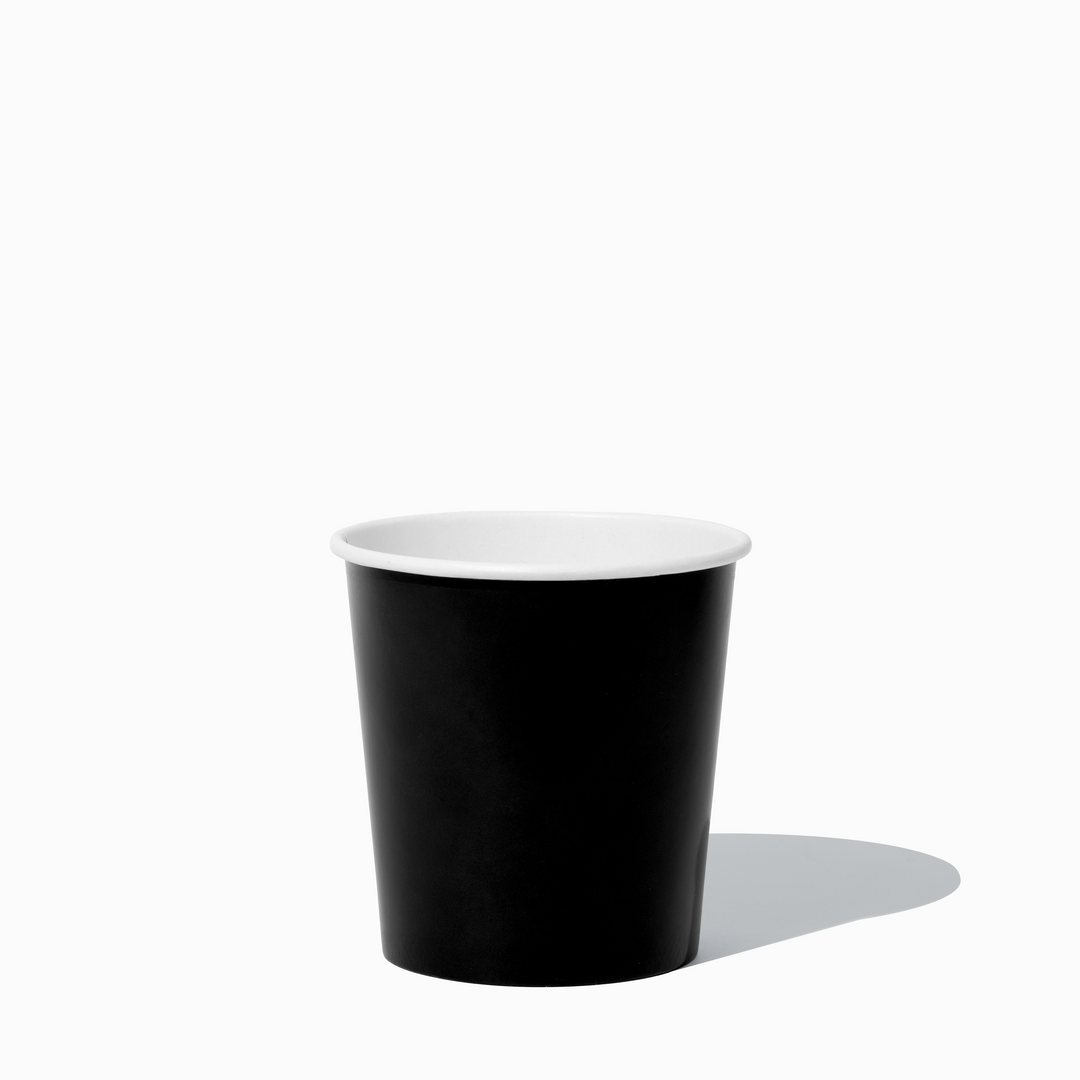 UNIQ Pint 16 oz Premium Glossy Black To-Go Containers - 1000/Case