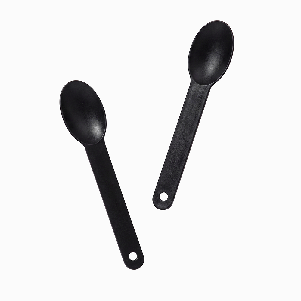 UNIQ Black Heavy Duty Ice Cream Spoons - 1000/Case