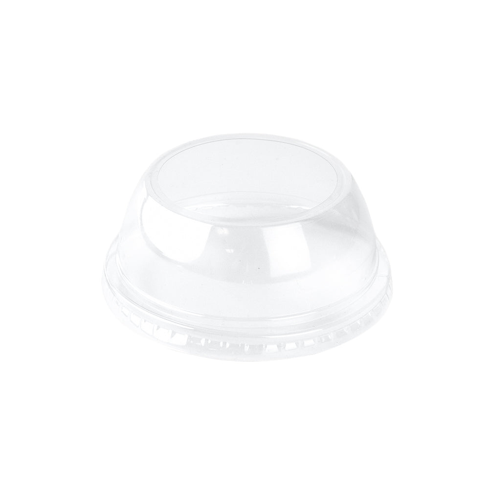 UNIQ Clear Dome Lids for 98mm - Fits 12, 16, 20, and 24 oz Plastic Drink Cups with Wide Hole