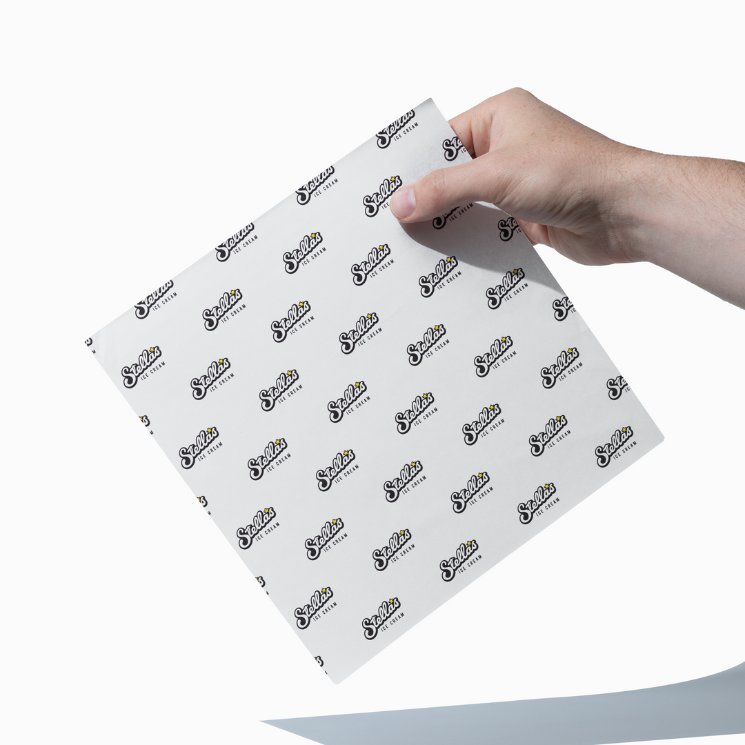 Stella's Deli Paper (Cone Wraps) - 1,000/Bundle - Frozen Dessert Supplies