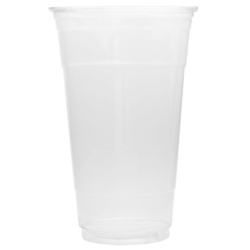 UNIQIFY® 20 oz Clear Plastic Drink Cup - Frozen Dessert Supplies 34620