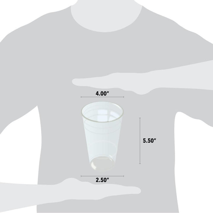 UNIQIFY® 20 oz Clear Plastic Drink Cup - 34620