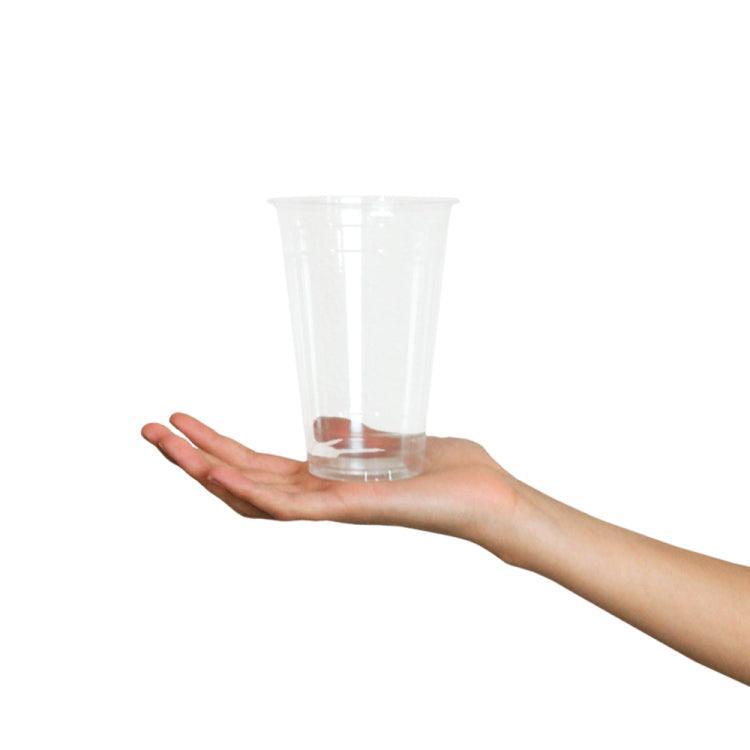 UNIQIFY® 20 oz Clear Plastic Drink Cup - Frozen Dessert Supplies 34620