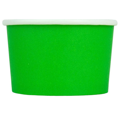 UNIQIFY® 4 oz Green Eco-Friendly Compostable Ice Cream Cups