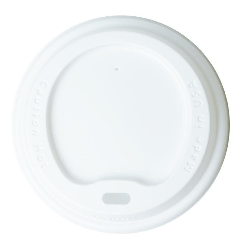 White Hot Cup Lids - 8/10/12/16/20 oz - 90mm - Frozen Dessert Supplies LWHC24W01
