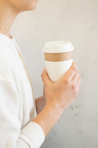 UNIQ White Hot Cup Sleeves for 10/12/16 oz Cups - HCF100603