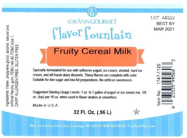 Fruity Cereal Milk, Flavor Fountain - Frozen Dessert Supplies DS-LA-17471125-1