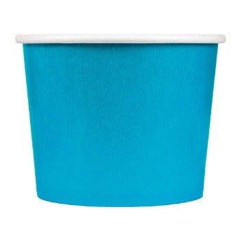 UNIQIFY® 12 oz Blue Ice Cream Cups - Frozen Dessert Supplies 63112